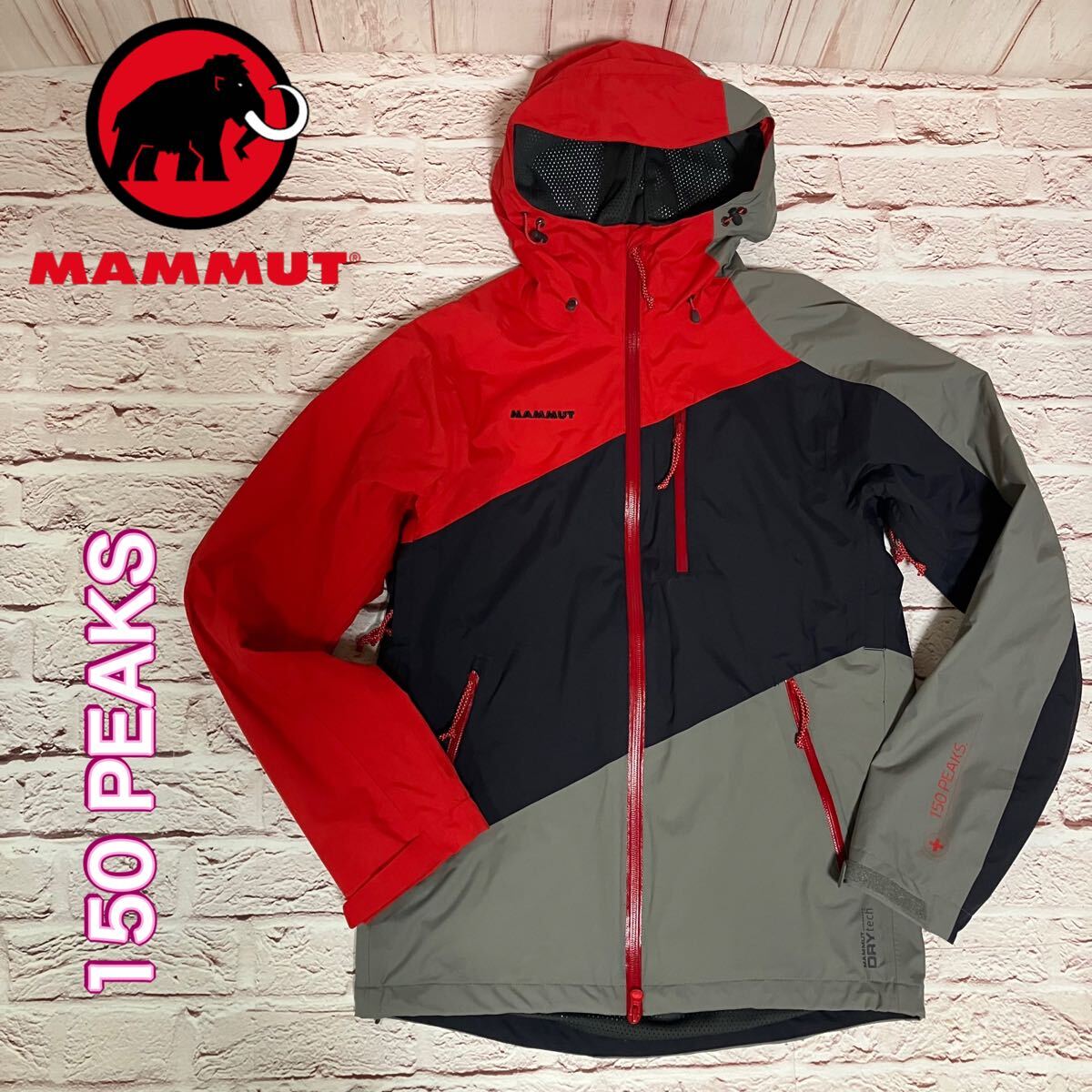 MAMMUT 150 PEAKS 150周年 DRYtech ジャケット 美品 メンズ MAMMUT 150 PEAKS 150周年 DRYtech ジャケット 美品 メンズ