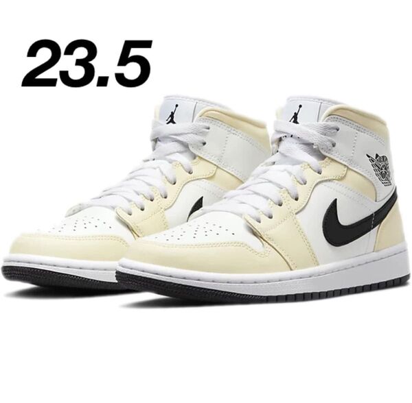 NIKE WMNS AIR JORDAN 1 MID ナイキ エアジョーダン1 mid ココナッツミルク 23.5