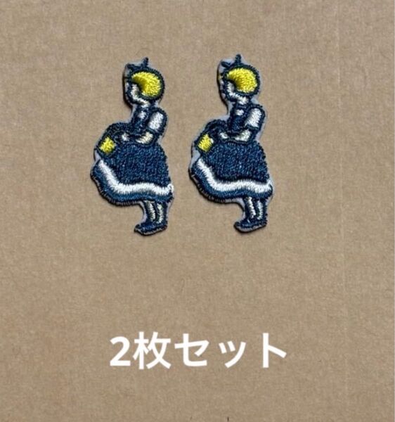 【Irma】イヤマちゃん アイロン刺繍ワッペン 2枚