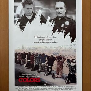 カラーズ COLORS デニス ホッパー Dennis Hopper ショーン ペン Sean Penn 特大 ポスター
