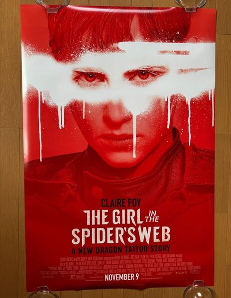 蜘蛛の巣を払う女 The Girl in the Spider's Web 特大 両面プリント ポスター 101.5cm×68.5