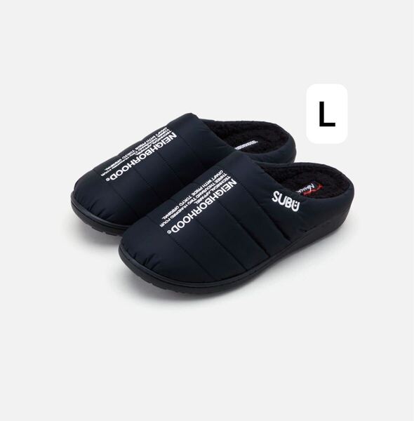 NEIGHBORHOOD ネイバーフッド 24AW NH X NANGA X SUBU . WINTER SANDALS BLACK L サンダル