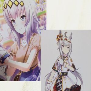 007【額装】ウマ娘 オグリキャップ A4ポスター×2枚 &額1枚セット(イラスト&勝負服)