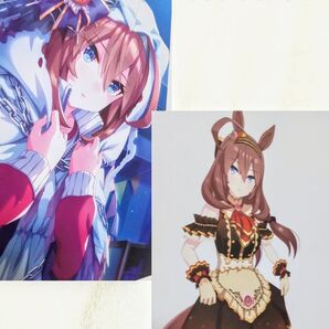 015【額装】ウマ娘 ミホノブルボン A4ポスター×2枚 &額1枚セット(イラスト&勝負服)
