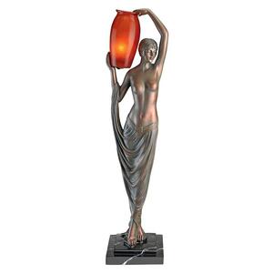 a-ru deco woman image. room lamp 90cm interior equipment ornament western sculpture objet d'art decoration illumination ornament lighting desk night stand European style light small articles 