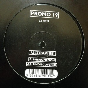 12inchレコード ULTRAVIBE / PHENOMENON