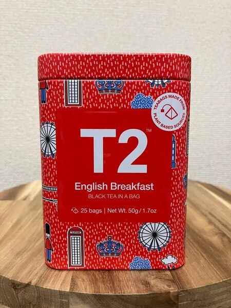 T2 イングリッシュブレックファスト ティーバック1箱25個入り