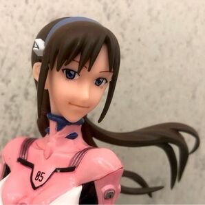 2010年 原型師:橋本涼 真希波 マリ 一番くじ C賞 フルリム眼鏡 メガネオフ フィギュア プラグスーツ 外箱無