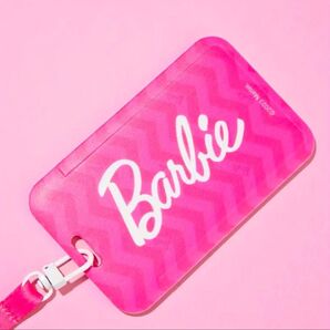 Barbie バービー IDケース カードケース ネックストラップ付き パスケース トレカ ピンク MINISO公式