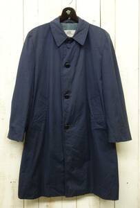 RETRO＊Aquascutum Ltd of London アクアスキュータム ＊バルマカーンコート 　ステンカラーコート ＊42＊AQUA5 撥水加工 ＊MADE IN CANADA