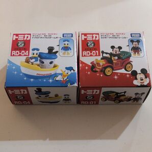 ドリームトミカ RD01 ミッキーマウス RD04 ドナルドダック 2台セット 未開封