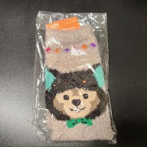 ディズニーシー限定 2014 ハロウィン ダッフィー 黒猫 ソックス