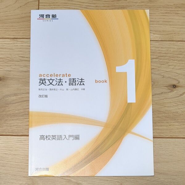 英文法・語法ブック 高校英語入門編 河合塾 河合出版