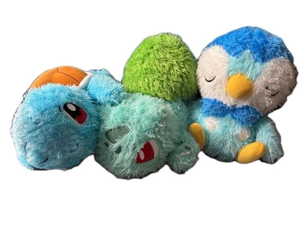 ポケットモンスター もふぐっと くつろぎタイムぬいぐるみ フシギダネ ポッチャマ ゼニガメ