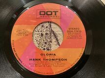 HANK THOMPSON US Original 7inch GLORIA Western Swing ロカビリー_画像1