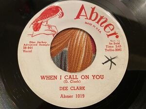 DEE CLARK US Promo 7inch NOBODY BUT YOU RNB ロカビリー Northern ノーザン