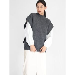 Aga ハイネックオーバーサイズニットベスト