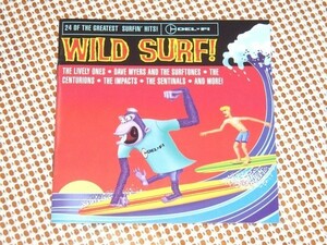 廃盤 Wild Surf ! / DEL-FI Records/ Bob Keane 編纂 サーフ 良コンピ/ The Lively Ones Centurions Sentinals Impacts Surfaris Gonzos 等