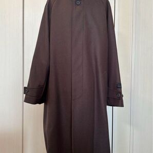MAISON SPECIALSuper170s Prime-Over Melton Balmachan Coatサイズ 1