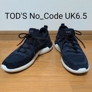 TOD'S No_Code(トッズ ノーコード) UK6.5 ネイビー