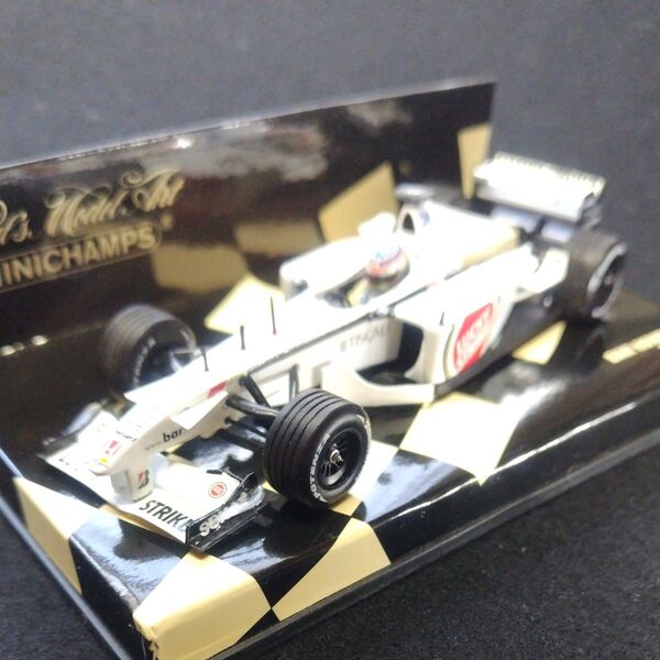 ミニカー 1/43 ミニチャンプス BAR HONDA 03 TEST CAR T.SATO LUCKY STRIKE