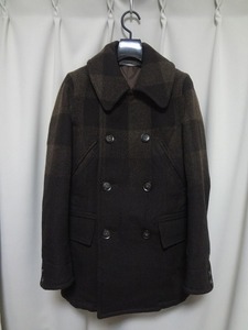 [ as good as new ] nonnative made in Japan pea coat tight slim thin coat 