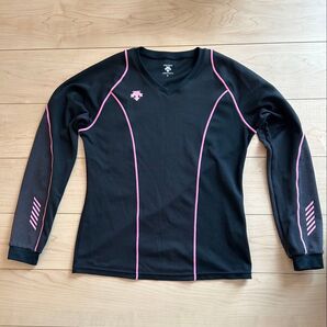 デサント 長袖Tシャツ 黒 O