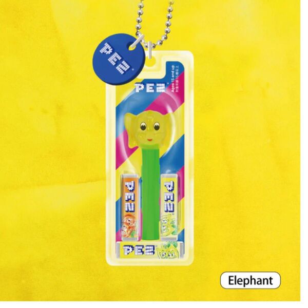 PEZ ボールチェーンマスコット Vol.2 エレファント ボールチェーンマスコット ゾウ