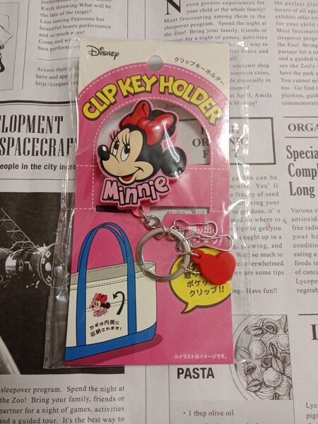 Disney Clip Key Holder キーホルダー ミニーマウス ②C
