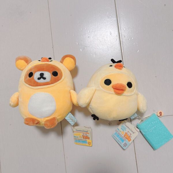 新品 リラックマ キイロイトリダイアリー あつめてぬいぐるみ 日記帳 2体セット