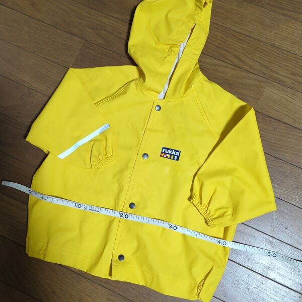 海外輸入子供服RUKKA kidsレインコート 黄色
