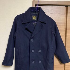 一部ボタン無しOLD NAVY ネイビー キッズダブルブレストコート M