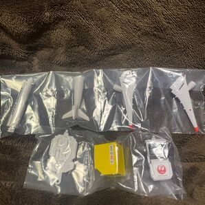 【新品未開封】JAL JAPAN AIRLINES バンダイ BANDAI ガチャガチャ 2個セット