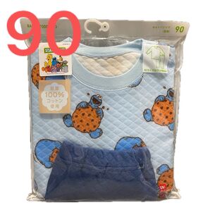 【新品未開封】ユニクロ セサミストリート キルトパジャマ 90サイズ