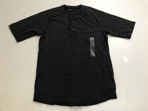 ■ＧＡＰ■新品■150■ギャップ■グレーＸ紺系グレー■人気のヘンリーネック■Ｔシャツ■ＵＳＡらしいデザイン■1-1