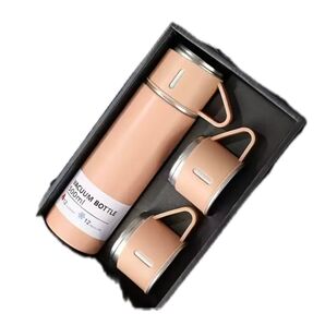 真空断熱ボトル 500ml 3つのカップ付き