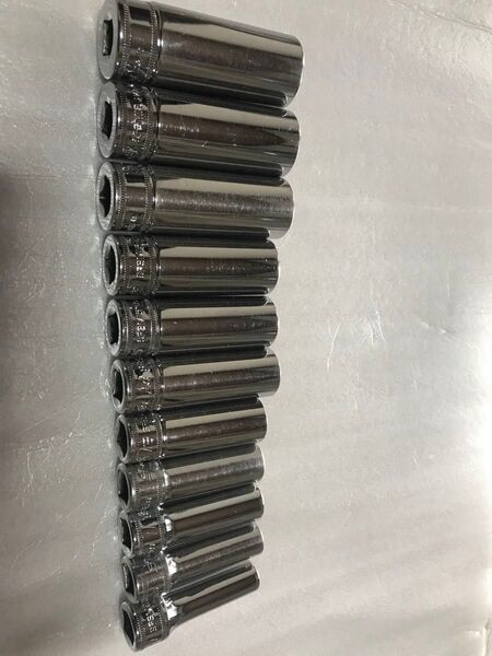 スナップオン ディープソケット 差込3/8sq 6角ソケットホルダー付きです。