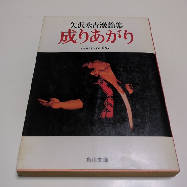 成りあがり 矢沢永吉激論集 昭和57年4版 角川文庫 中古 成り上がり 永ちゃん 矢沢永吉 01101F133