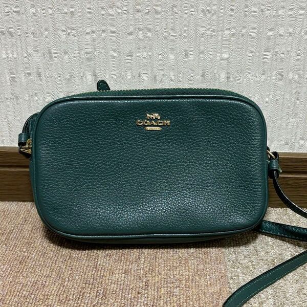 COACH コーチ ショルダーバッグ グリーン G1981