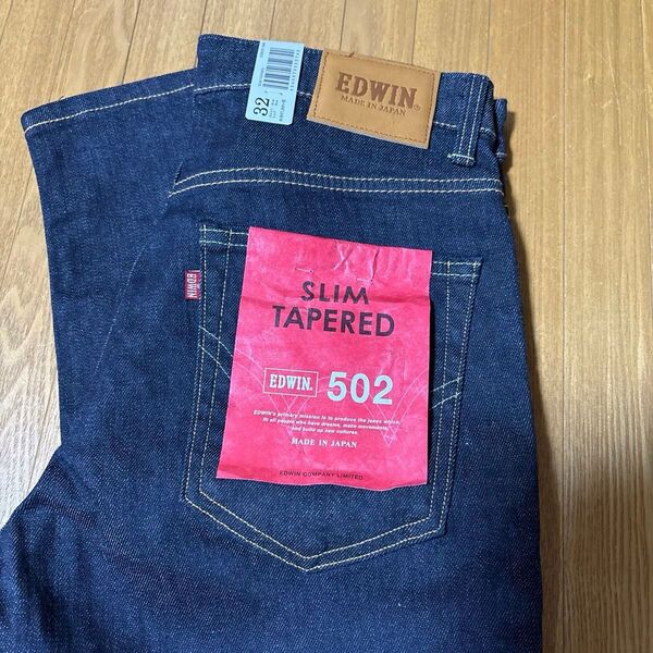EDWIN502 ジーンズ デニムパンツ SLIM TAPERED 32 E502R-300
