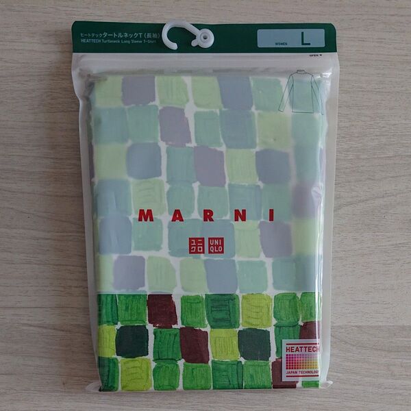 【新品未使用】 UNIQLO ユニクロ ヒートテック タートルネックT(長袖)53Green L