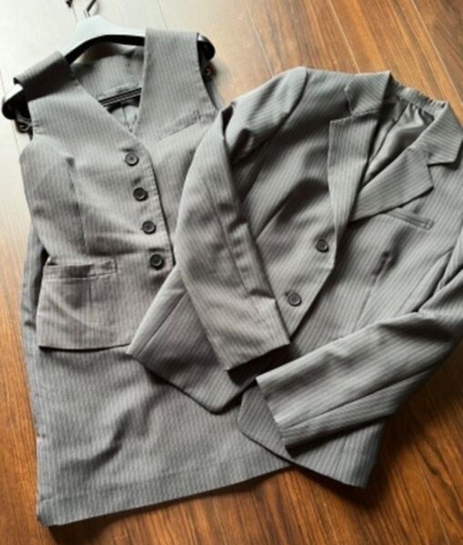 【サイズ9AR】セットアップスーツ(中古OL制服)
