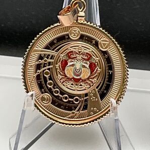 2021年カメルーン 蟹座 金メッキ(ローズゴールド) プルーフ銀貨