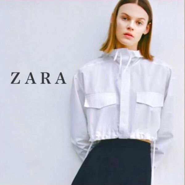 ZARA ザラ フーディーシャツジャケット