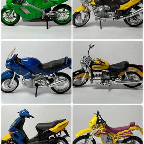 Maisto 1:18 リアルバイク 6点セット マイスト フィギュア