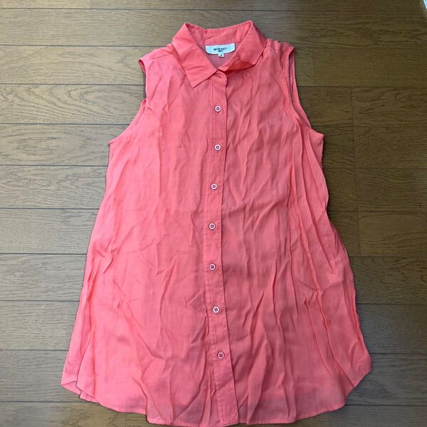 NATURAL BEAUTY BASIC ノースリーブシャツ Mサイズ ピンク