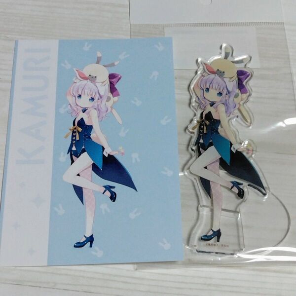 スロウスタート12巻発売記念POP UP 描き下ろし バニーガール アクリルスタンド 千石冠 特典ポストカード付き 新品未開封
