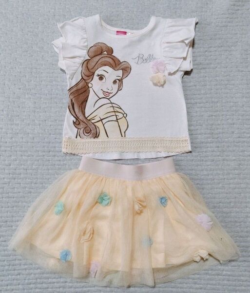Disney ディズニープリンセス ベル セットアップ 上下セット サイズ5 110cm