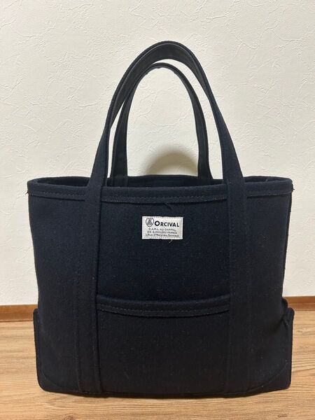ORCIVAL オーシバル メルトン トートバッグ 大きい ウール