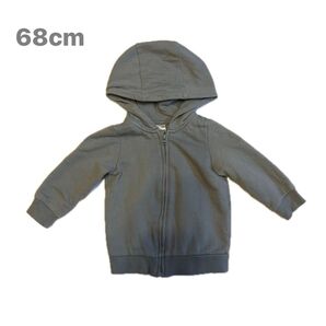 H&M パーカー ベビー服 アウター フード付 オーガニックコットン